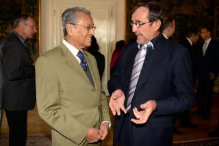  Dr. Mahathir with the Director of Evektor, Mr. Jaroslav Ruzicka 