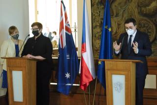 Ministr Lipavský jednal s ministryní zahraničních věcí Austrálie 