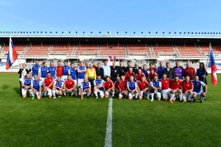 Diplomatické fotbalové utkání Česko – Slovensko na Strahově