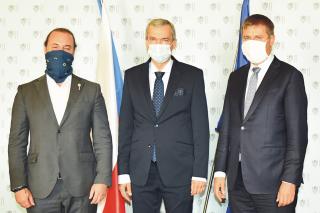 Minister Petříček met with Pavel Latushko, a member of the Coordination Council of Belarus's opposition