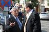 Ministr Jan Kohout s bývalým ministrem zahraničí Jiřím Dienstbierem