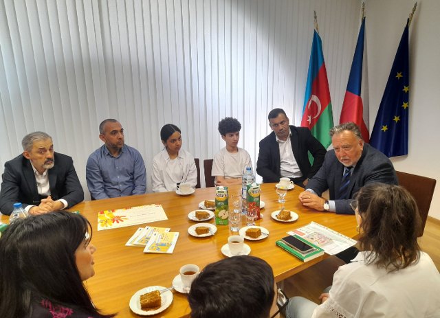 LIDICE 52 discussion with Ambassador on 80 anniversary end WWII