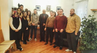 Návštěva studentů politologie Mezinárodní univerzity Sarajevo na Velvyslanectví ČR v Bosně a Hercegovině