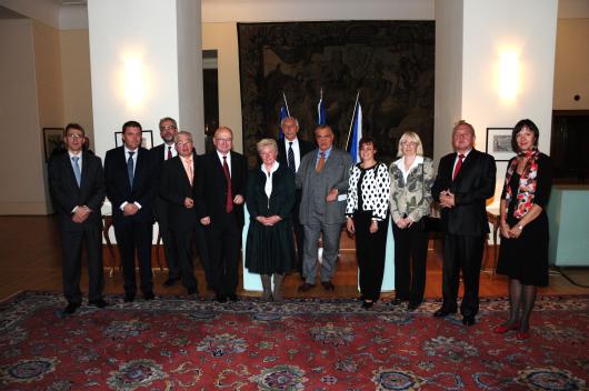 MInistr Karel Schwarzenberg a čeští europoslanci