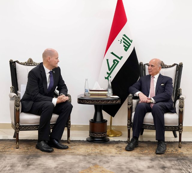Ambassador Kaván and MoFA Fuad Hussein