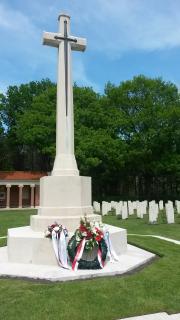 Commemoration of Czechoslovak war airmen in Bergen op Zoom