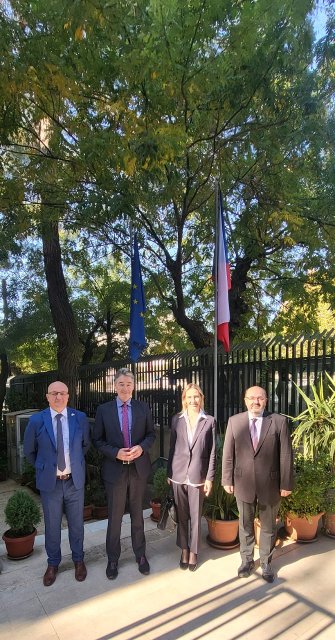 Visit of Mr. Ohnmacht, Head of the EU Delegation to Syria, to the Czech Embassy