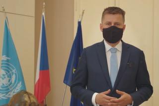 Ministr Petříček na 75. zasedání Valného shromáždění OSN