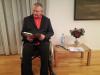 Famous Norwegian writer Thorvald Steen presented his latest novel at the Ambassador's Residence