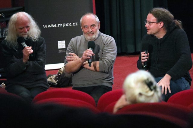 Josef Rauvolf, Petr Slavík a Michal Macháček (foto: Marta Myšková)