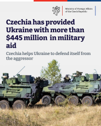 Czechia helps Ukraine to defend itself from the agressor