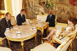 Deputy Minister Petříček Received a Farewell Call From the Sudanese Ambassador