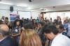 Los asistentes de la inauguración