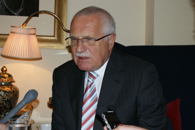 Prezident Klaus interview 2010