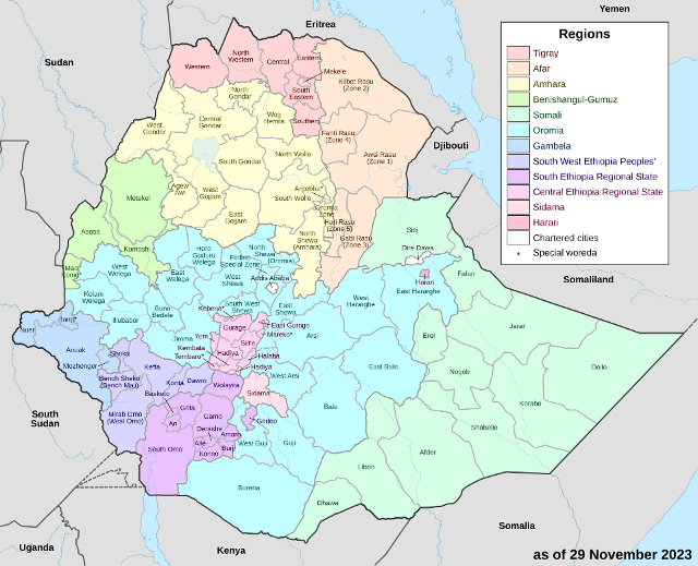 Ethiopia Zones