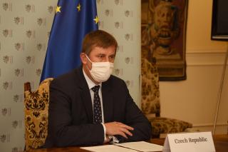 Ministr zahraničních věcí Tomáš Petříček se dne 16. listopadu 2020 zúčastnil prvního ministerského zasedání Koalice pro svobodu médií