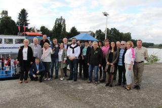 Společné foto delegace ve městě Valdivia