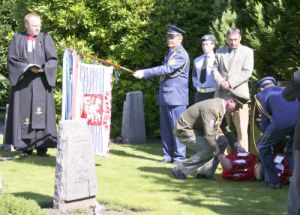 Czechoslovak Memorial in Tain Wreathlaying