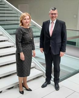 GK Červenková und Staatsminister Herrmann