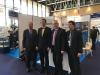 Salon Industrie Lyon: Nalevo honorární konzul ČR v Lyonu pan Daniel Duquesne, po jeho levici velvyslanec Petr Drulák. 