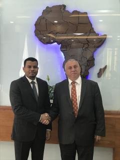 Czech Ambassador with Mayor of Addis Ababa 