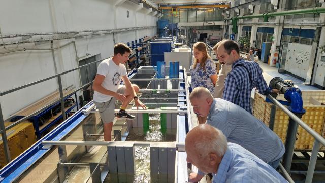 Návstěva hydrotechnické laboratoře 