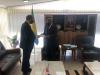 M. Skolil presents the copies of credentials to the Minister Moubelet Boubeya