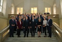 Účastníci společného jednání Programových rad ČPF na MZV v Praze