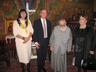 Patriarcha Gruzínské pravoslavné církve Jeho Svatost Ilja II. přijal velvyslance Tomáše Pernického a konzulku Sabinu Cingrošovou