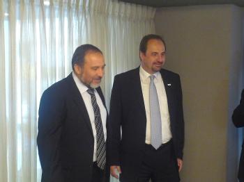2009/06/24 Jan Kohout, Avigdor Lieberman