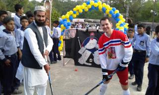 ice hockey (without ice) in Islamabad! 