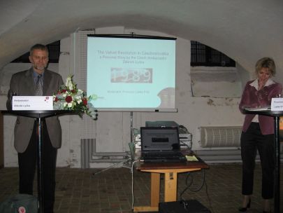 Prorector Lykke Friis and Ambassador Zdeněk Lyčka