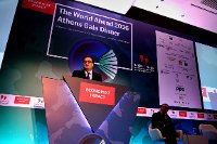 Ministr hospodářství a financí Kyriakos Pierrakis