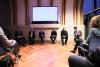Debate with students in Oxford