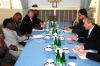 Náměstek Tomáš Dub a ministra vnitra Nigerie Abba Patrick Moro