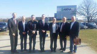 Meeting with the representatives of Abena company in Aabenraa