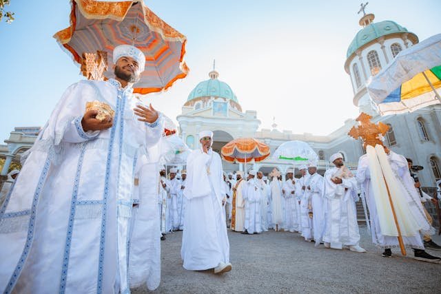 Orthodox Church Celebration in Addis Ababa