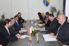 Delegation of the Czech Senate Committee during the meeting with BiH Deputy Minister for Foreign Affairs Mr. J. Brkić