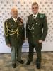 The oldest member of the delegation, Colonel Jan Hronek, with the youngest, Staff Sergeant Patrik Mikeš