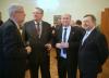 H.E. Mr. Valdis Zatlers, Mr. Arnis Radinš and H.E. Mr. Alberts Sarkanis