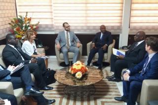 Meeting with Minister of Interior Hon.S.DIAKITE