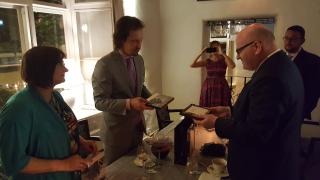 Czech Minister of Culture Daniel Herman with Estonian Minister of Culture Indrek Saar