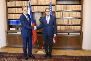 US Secretary of Energy Perry at the MFA