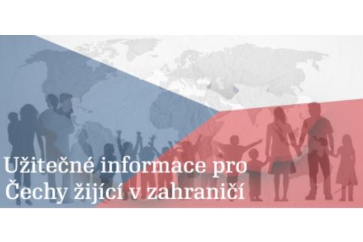 Informace pro Čechy žijící v zahraničí