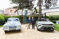 Velvyslanec Libor Sečka a generální ředitel značky Škoda Fidel Jiménez de Parga