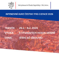 Intenzivní kurz čestiny pro cizince 2026