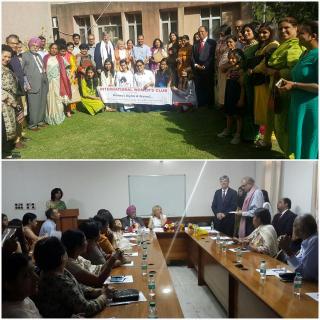 Czech Ambassador Milan Hovorka and his wife Jarmila interacted with members of the International Women's Club at the University of Delhi on March 30th, 2017.    
