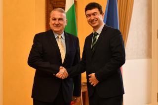 Náměstek Kaucký přijal velvyslance Bulharské republiky Petkova