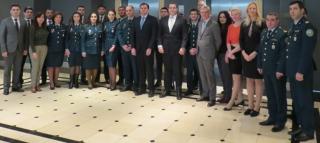 photo at the closing ceremony
