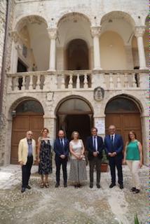 Bisceglie - delegazione - da sinistra: G. La Notte, J. Karfíková, M. Lovecchio, H. Hubáčková, A. Angaran, R. Di Matteo, A. Bianco.